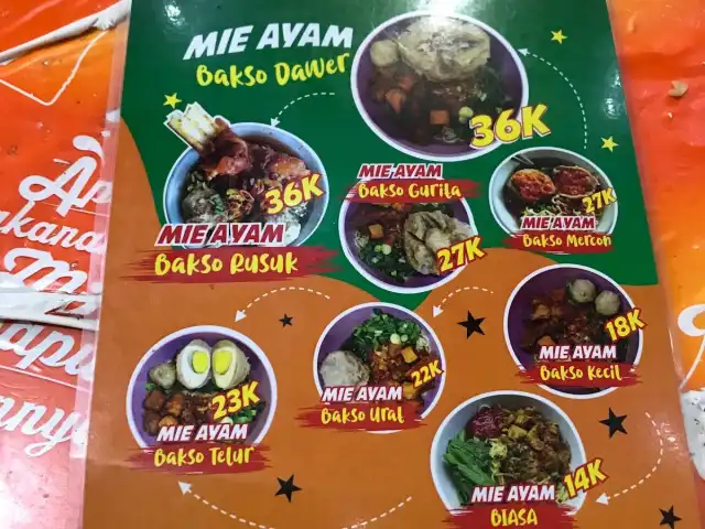 Gambar Makanan Pondok Mie Ayam Bakso Mas Ndawer 8