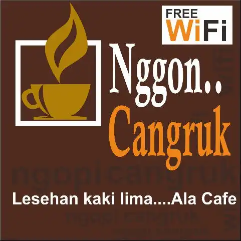 Nggon cangkruk (lesehan kaki lima ala cafe)