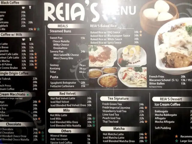 REIA'S Milk Bar Coffee & More