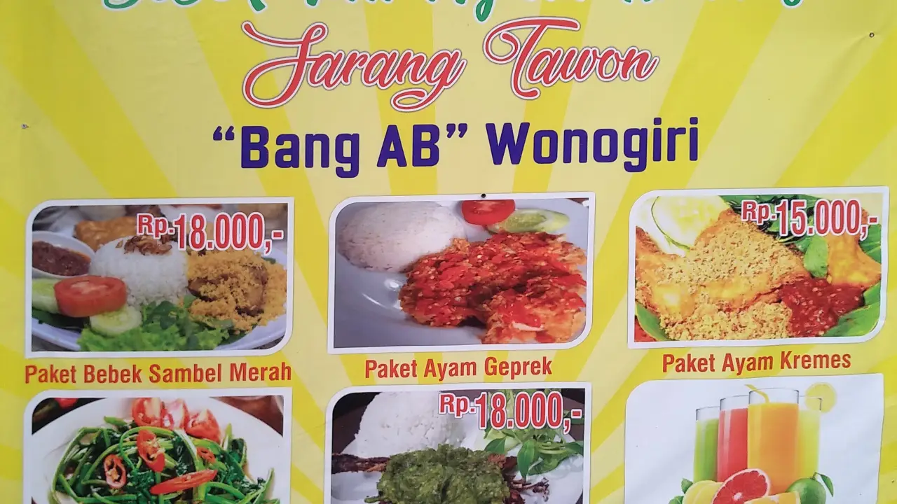 Bebek & Ayam Kremes Sarang Tawon Bang AB Wonogiri
