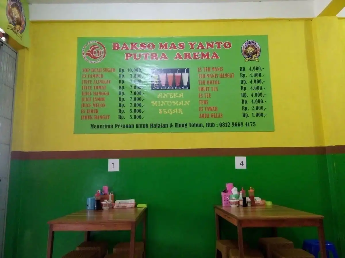 Bakso Mas Yanto Putra Arema