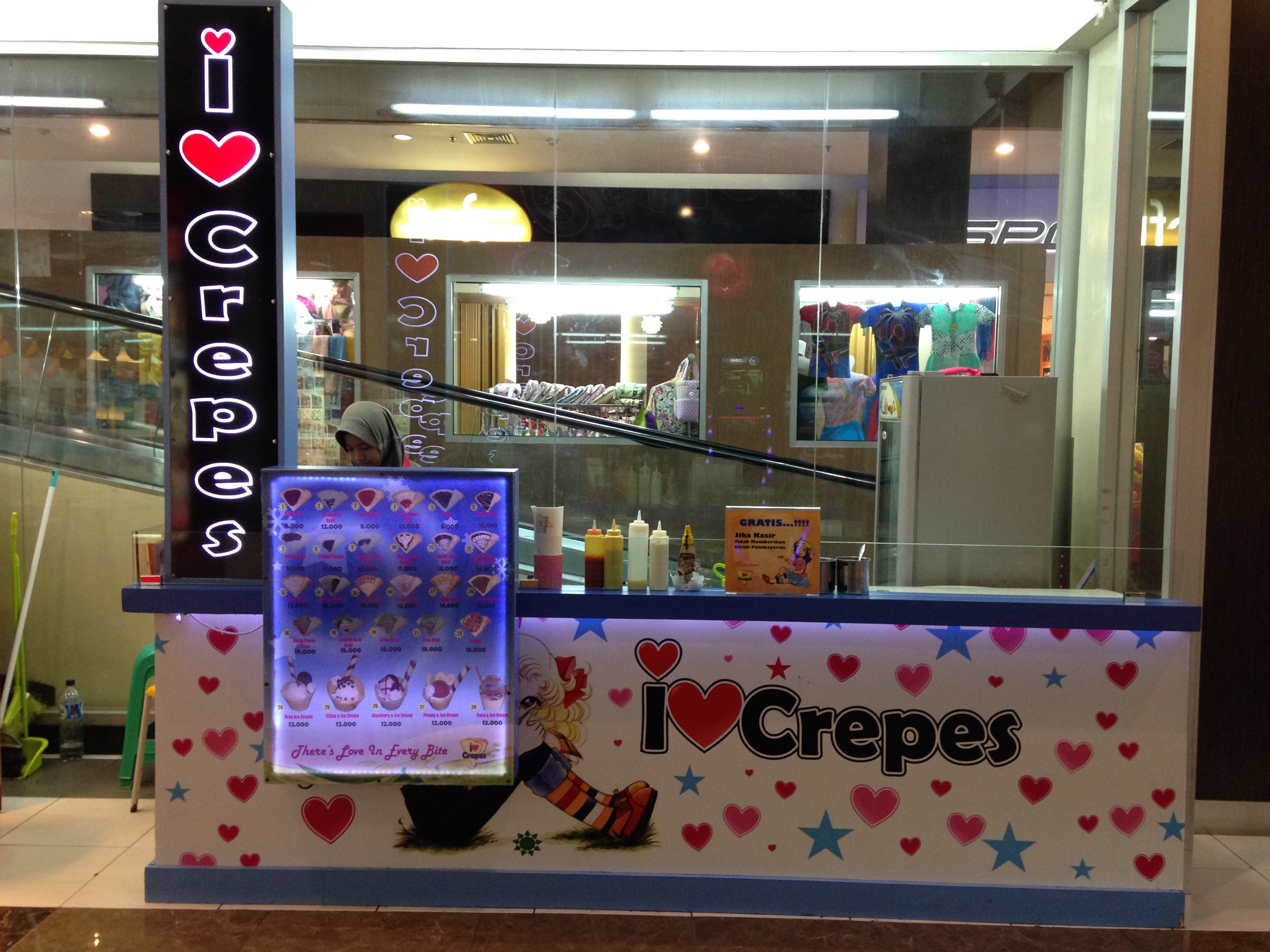 I Love Crepes terdekat Restoran dan Tempat Makan Desserts terdekat di