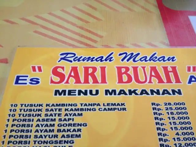 Gambar Makanan Rumah Makan 'Es Sari Buah' - Tegal 7