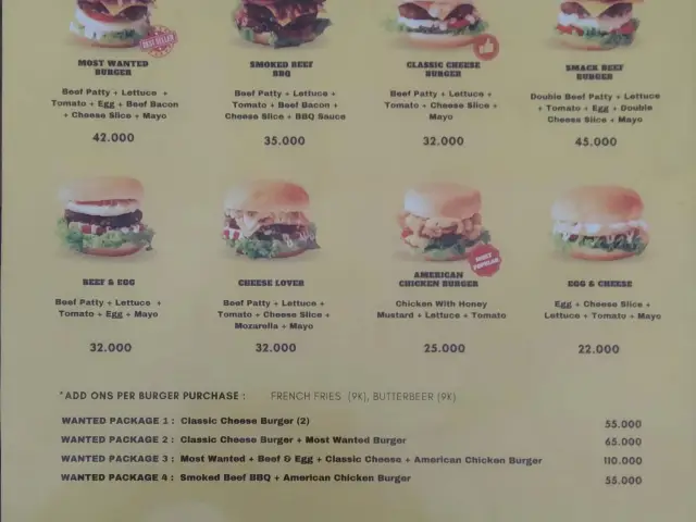 Gambar Makanan Most Wanted Burger 1