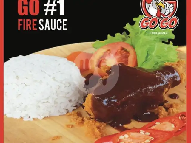Gambar Makanan Gogo Fried Chicken, Tiara Dewata Food Court 3