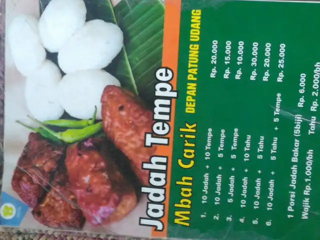 Gambar Makanan Jadah Tempe Mbah Carik Kaliurang 16