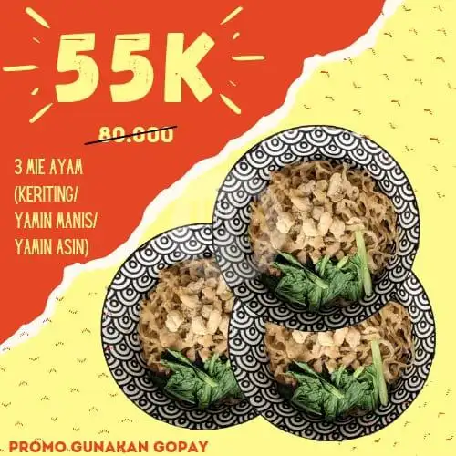 Gambar Makanan Mie Redho Mie Ayam Bakso Pangsit Yamin, Pemuda 14