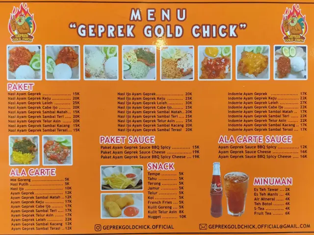 Gambar Makanan Geprek Gold Chick 6