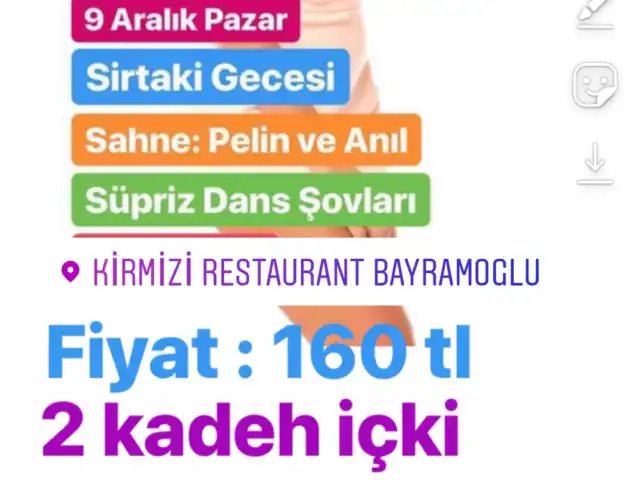 Kırmızı Restaurant'nin yemek ve ambiyans fotoğrafları 5