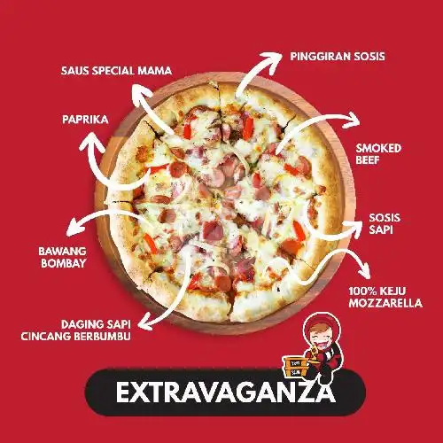 Gambar Makanan Kinan Pizza Mama, Bojonegoro Kota 14