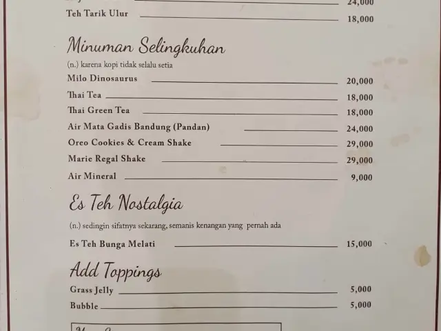 Gambar Makanan Kopi Kenangan 2