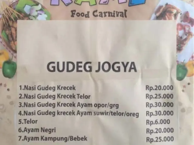 Gambar Makanan Gudeg Jogya 1