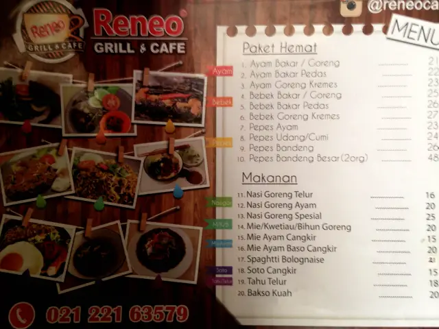 Gambar Makanan Reneo Grill & Cafe 1