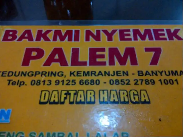 Gambar Makanan Bakmi Nyemek Palem 7 13