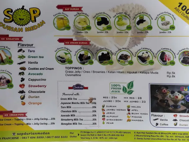 Gambar Makanan Sop Durian Medan 1