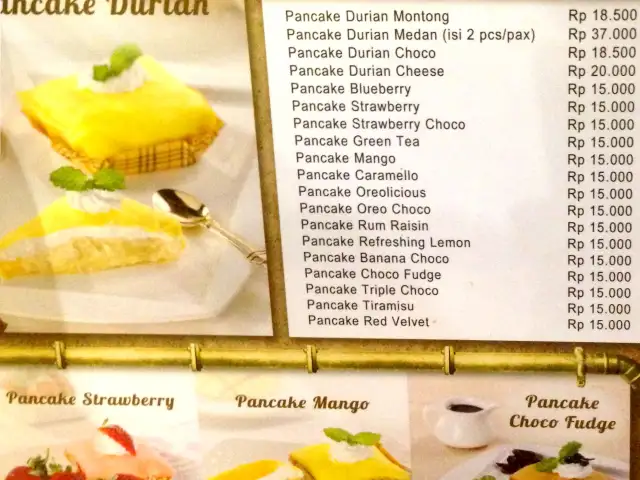 Gambar Makanan Pancake Durian 1