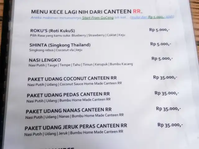 Gambar Makanan Canteen RR 8