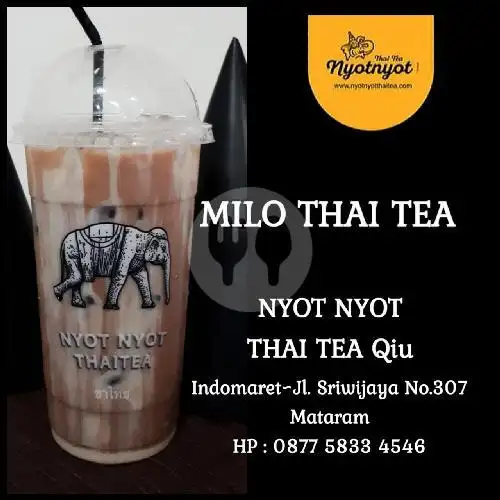 Gambar Makanan Nyot Nyot Thai Tea Qiu, Sriwijaya 18