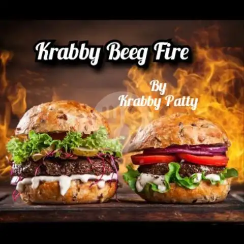 Gambar Makanan Burger Krabby Patty Original, Denpasar 4