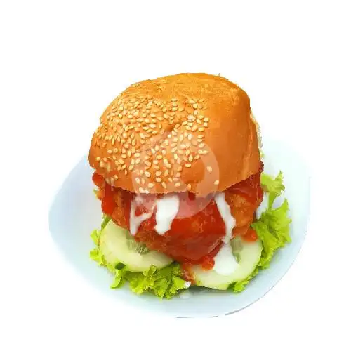 Gambar Makanan Burger Anda, Jl Sei Rokan 18