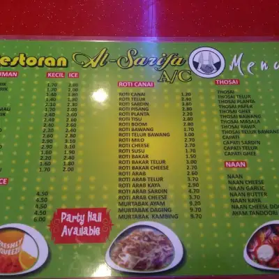 Restoran Al Sarifa Taman Kajang Sentral