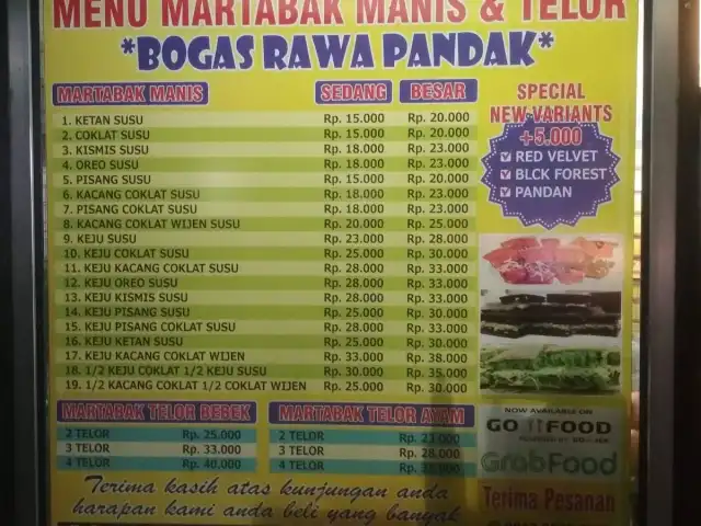 Gambar Makanan Martabak Bogas Rawa Pandak 2