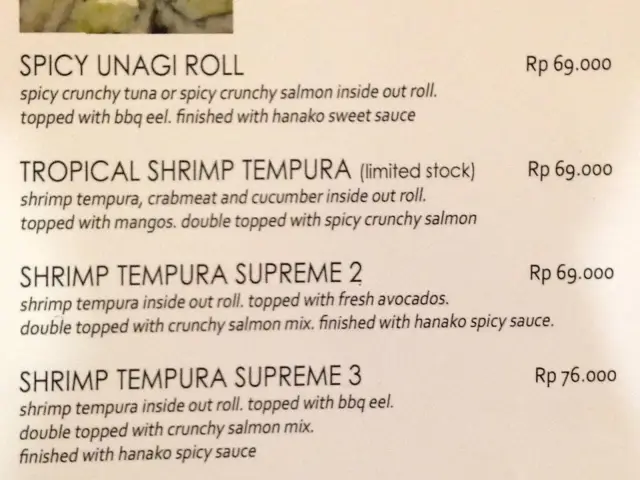 Gambar Makanan Hanako Sushi Bar 2