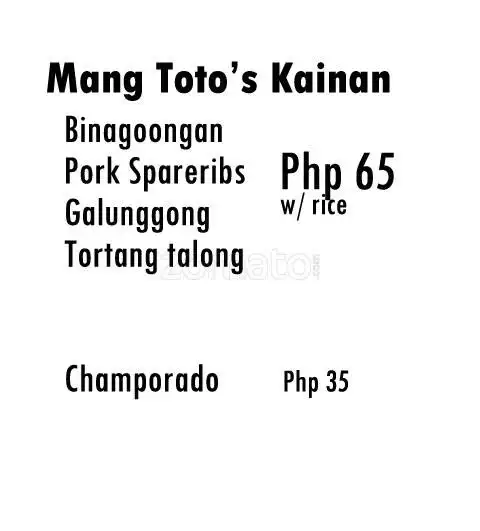 Mang Toto's Kainan Food Photo 1
