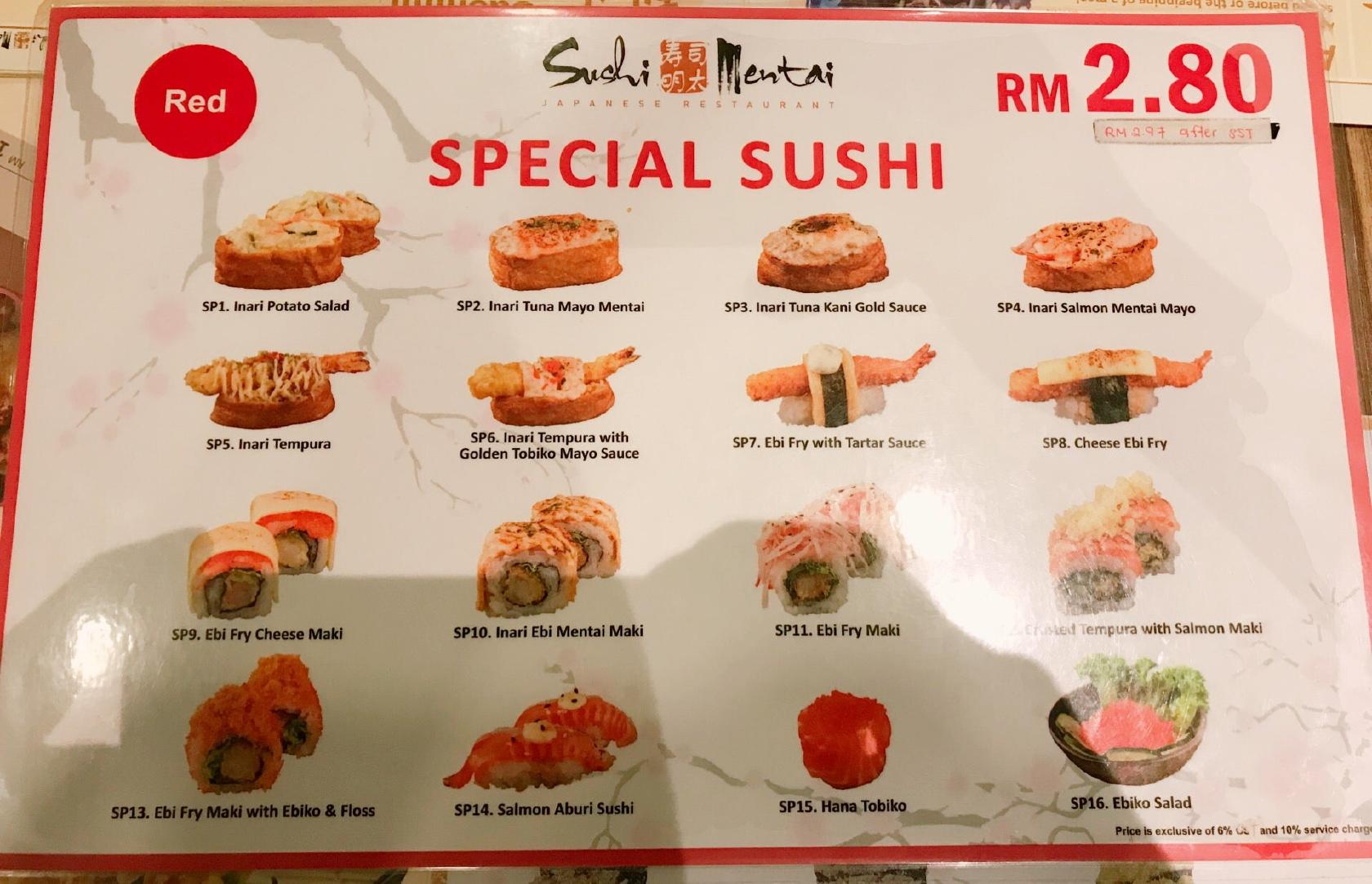 Sushi Mentai @ Taman Segar, Sushi, Kuala Lumpur | YummyAdvisor