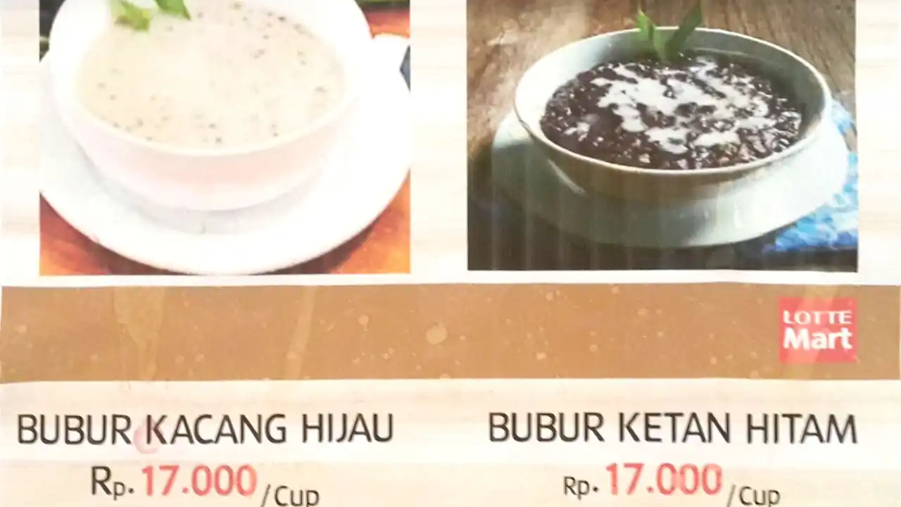 Bubur Kacang Hijau & Ketan Hitam