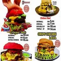 Man Burger Kukus Lava Food Photo 1