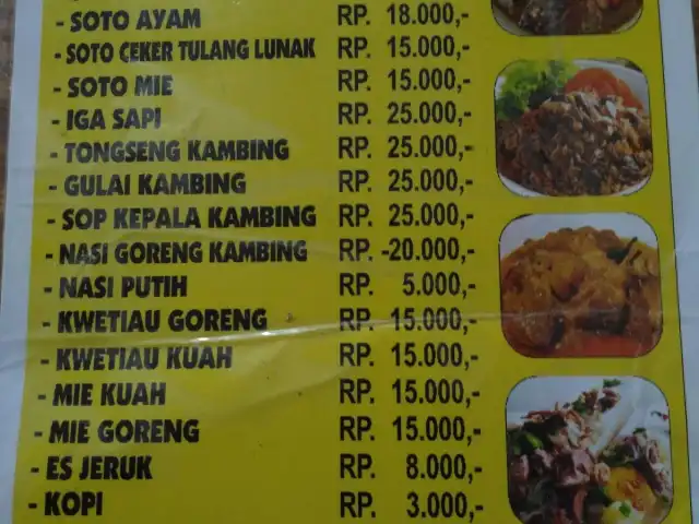 Gambar Makanan Soto dan Sop Kepala kambing Kang maman 17