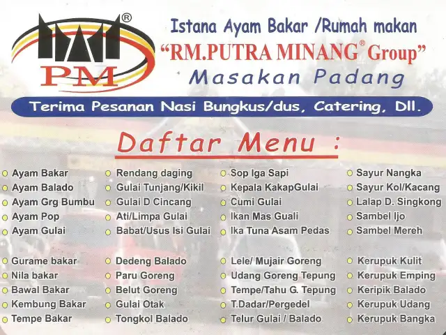 Gambar Makanan RM Putra Minang 1