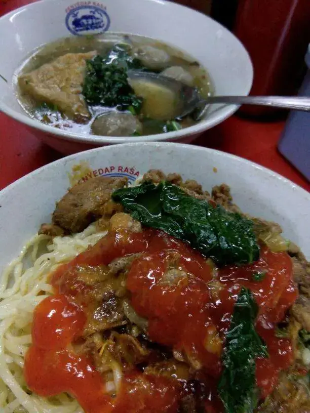 Gambar Makanan Bakmi Ayam Baso & Es Bangka AL 12