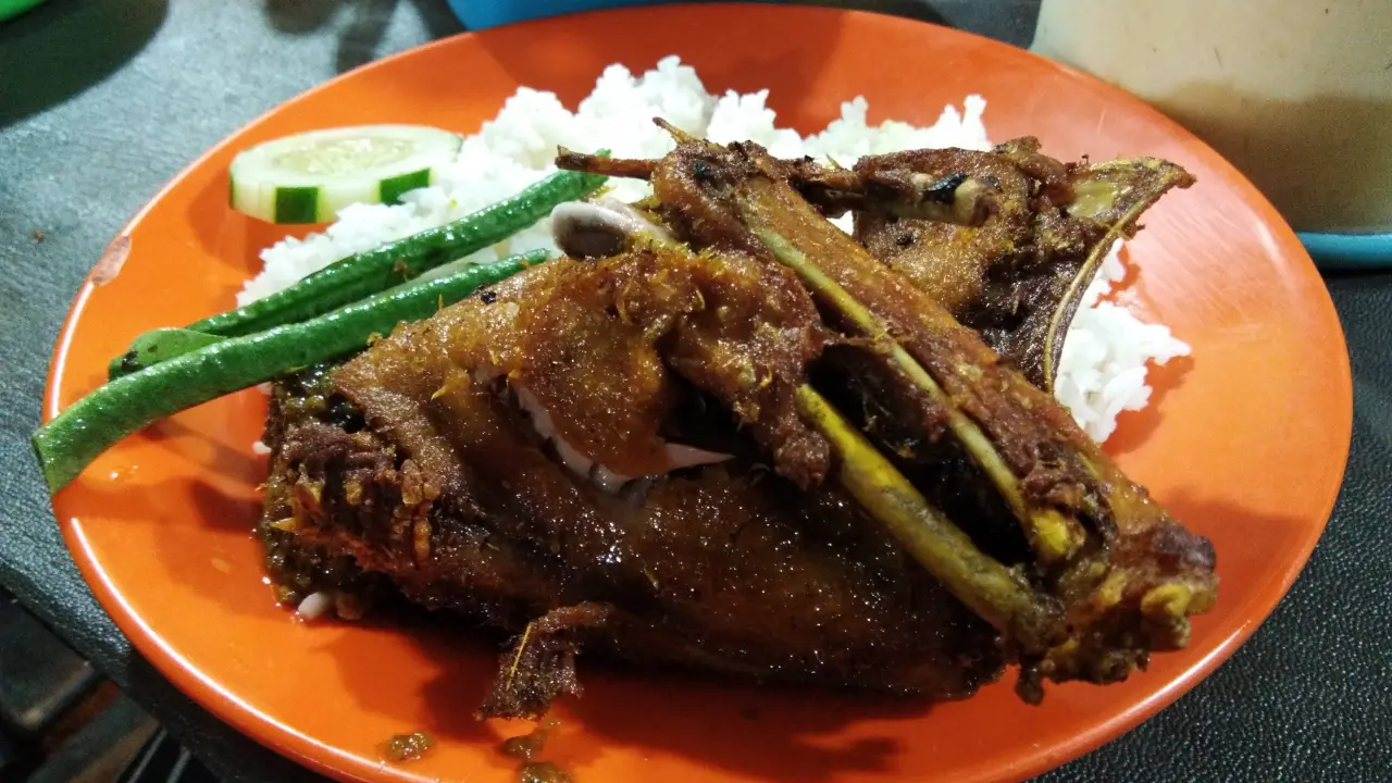 Nasi Tempe Penyet Sandus