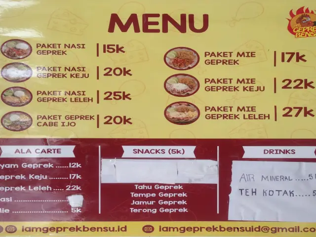 Gambar Makanan I Am Geprek Bensu 4