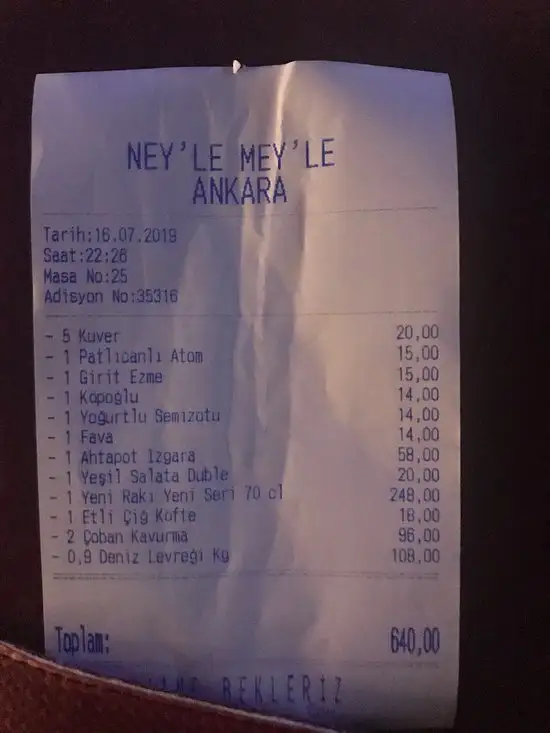 Ney'le Mey'le Ankara'nin yemek ve ambiyans fotoğrafları 17