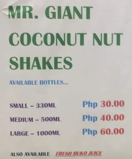 Mr. Giant Coconut Nut Food Photo 1