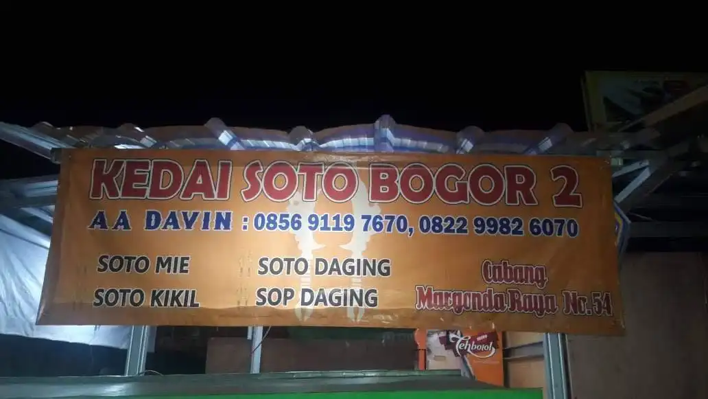 KEDAI SOTO BOGOR 2 AA DAVIN