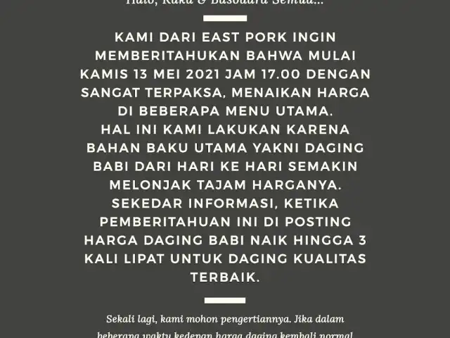 Gambar Makanan East Pork - #1 Se'i Babi Kupang in Jogja 6
