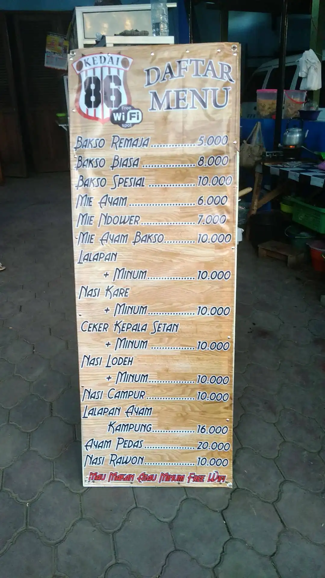 Kedai 86 "MIE NDOWER"