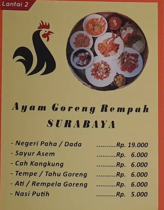 Gambar Makanan Ayam Goreng Rempah Surabaya 1