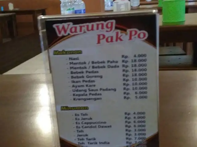 Gambar Makanan Warung Pak Po " Mentok & Bebek Pedas" 2