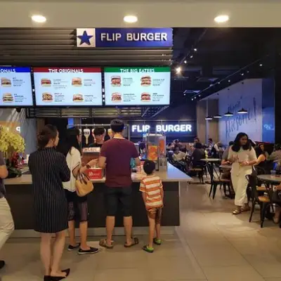 Flip Burger Gurney Paragon Mall