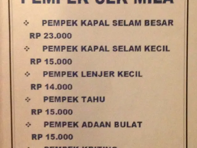 Gambar Makanan Pempek Cek Mila 1