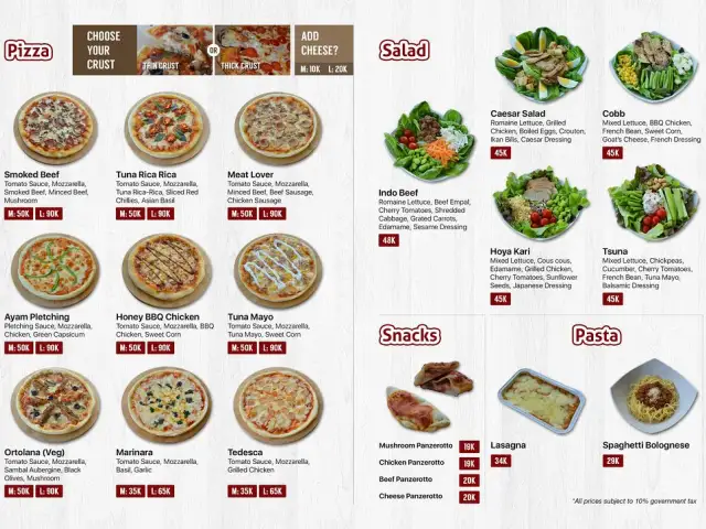Gambar Makanan Mimu Pizza & Salad 5