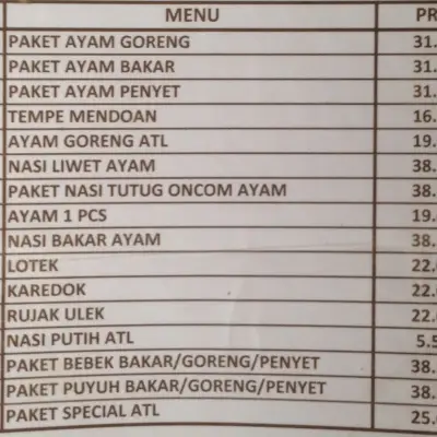 Ayam Tulang Lunak Juwita & Lotek, Karedok, Timbel Mulya