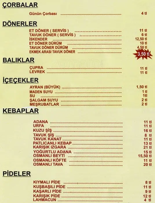 Osmanlı Kebap'nin yemek ve ambiyans fotoğrafları 1