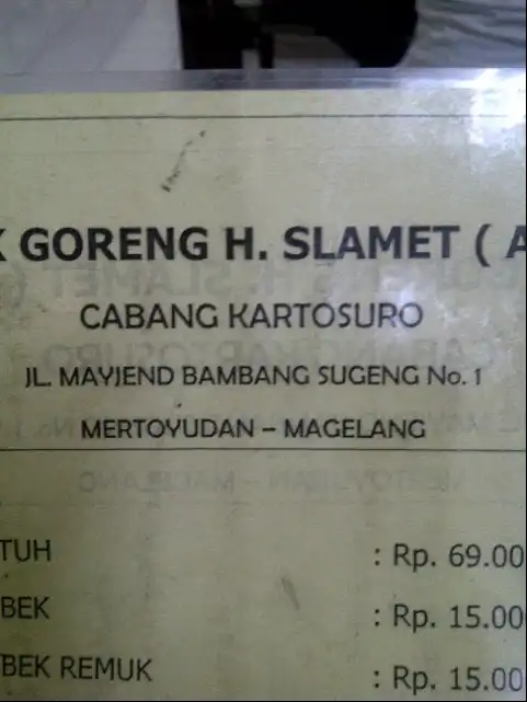 Gambar Makanan Bebek Goreng Haji Slamet 9