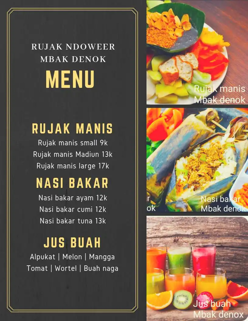 Rujak Ndower Mbak Denok